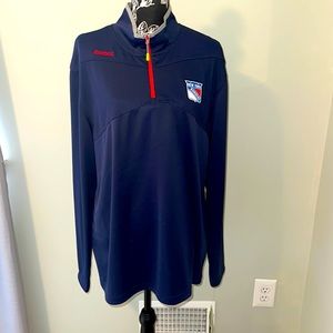 🧡🍁🧡 NY Ranger Official NHL Reebok pull over. XL NWT